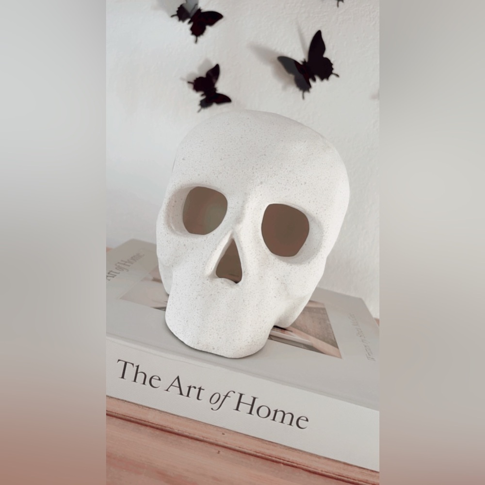 West Elm Ceramic Skull